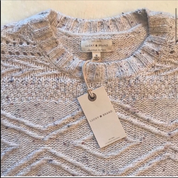 Lucky Brand Cable Knit Chunky Soft Sweater - Picture 2 of 10